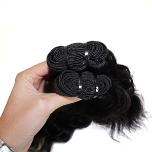 ผมมนุษย์100% ผมตรง3มัดมัดพร้อมแผ่นปิดผมลอนธรรมชาติ - Product Image 3