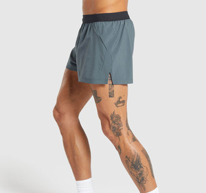 Pantalones Cortos Deportivos Casuales de Verano para Hombre, Estampados Personalizados, Ecológicos, 100% Poliéster, para Gimnasio, Entrenamiento, Correr, Fitness, Secado Rápido - Product Image 2