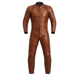 Custom Made <b>Real</b> Cowhide Leather Motorbike Racing Suits Handmade Original Leather Motorcycle Suits For Unisex - Product Image 4