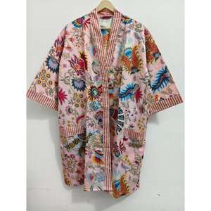 Robes kimono 100% coton, magnifiques robes kimono en coton, peignoir en coton, cadeau de demoiselle d'honneur en coton - Product Image 2