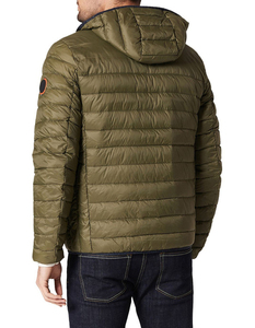 Wholesale Custom Men's <b>Winter</b> Canvas Puffer Jacket High Quality Waterproof Breathable Hooded Collar Plus Size Customized Design - Product Image 2