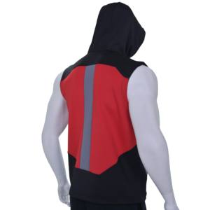 Sweat-shirts sans manches pour hommes, design tendance, panneau contrasté multicolore, vente en gros, fabriqués au Pakistan - Product Image 5