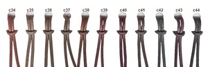 Alta calidad, 1,5mm de espesor, 15 metros, paquete de 100% cordón de algodón encerado, colores personalizados, suministros de joyería ecológicos - Product Image 5