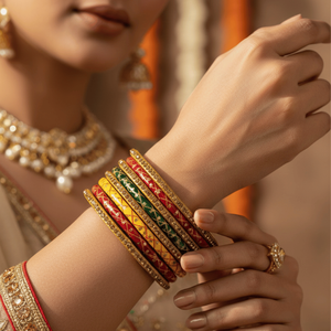 Set of 20 Rajasthani Chura Fashion Bangles - Product Image 1