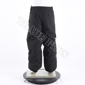 Customized Black Windproof Snow Pants <b>For</b> Men And <b>Women</b> Winter Outdoor <b>Warm</b> Cargo-Style Ski <b>Trousers</b> - Product Image 3