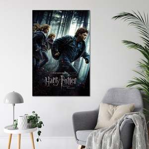 Póster de Estilo Moderno de Harry Potter y las Reliquias de la Muerte 1, Hecho de Papel para Decoración de Pared - Product Image 2