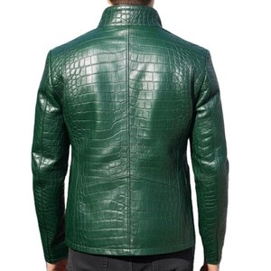 Dernier design de veste d'hiver en cuir grande taille en gros, disponible en différentes couleurs et tailles, vestes en cuir pour hommes avec faible MOQ - Product Image 3