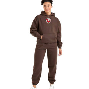 Sudadera y pantalón para mujer, sudaderas con capucha de lana, conjunto de sudaderas informales, chándal para mujer, jerséis, ropa deportiva con capucha, disfraces, chándal - Product Image 4
