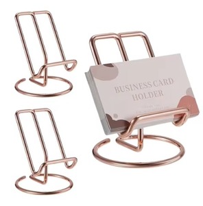 Tarjetero dorado en forma de corazón, soporte de Metal duradero para tarjetas de oficina, mesas de boda, decoración de eventos y suministros para fiestas de la India - Product Image 6