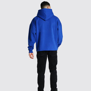 Sudaderas con Capucha Personalizadas con Logotipo, 100% Algodón, Estilo Holgado, Forradas, Lisas, Sin Bolsillos, con Dobladillo sin Rematar - Product Image 2