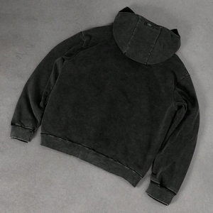 Sudadera con Capucha de Algodón 100% Ecológico, Transpirable y de Gran Gramaje, con Estampado Personalizado, Otoño 2026, Nuevo Diseño, Sudadera Térmica Extra Grande para Hombre - Product Image 3