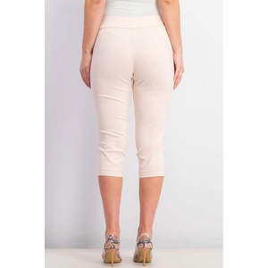 Pantaloni Capri a Vita Alta Alfani da Donna, Taglia 6, Rosa, Stile Casual Traspirante con Effetto Contenitivo - Product Image 2
