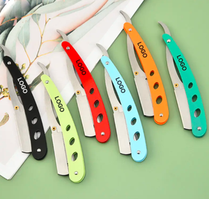 Factory Supply <b>Hair</b> Cutting Knife Salon Barber Shaving Straight Razor for Men Beard <b>Styling</b> By ANAAIF - Product Image 4