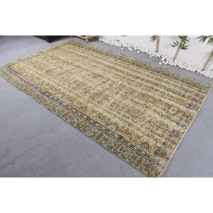 พรมวินเทจ 5.4x8.8 ฟุต (166x268 ซม.) สีเบจลายพราง พรมตุรกี - Product Image 4