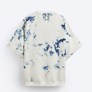 เสื้อยืดแขนสั้นผ้าคอตตอน100% กันรอยยับสำหรับผู้ชายทรงพลัสไซส์ผ้าถักสำหรับฤดูร้อนออกแบบได้ตามต้องการ - Product Image 2