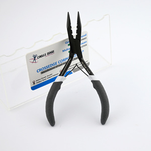 Professional Hair Extension Tool 3 Holes Pliers Black With Soft Rubber Grip on Handle Small Plier for Hair <b>Crimping</b> Micro Ring - Product Image 5