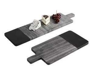 Nueva tabla de quesos para cortar mármol blanco y madera para mesa y utensilios de cocina al mejor precio para tablas de charcutería al por mayor - Product Image 3