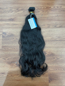 Cheveux humains vietnamiens bruts trame ondulée naturelle couleur noire fournisseur en gros 100% couleur de cheveux humains vietnamiens - Product Image 4