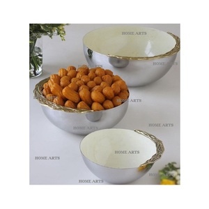 Aluminium Hammered Decorative Bowl Superior Quality Silver Color Chocolates Snacks Serving Bowl For <b>Top</b> Selling - Product Image 5