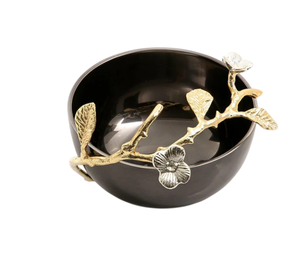 Cuenco para servir alimentos de Metal plateado de la mejor calidad, cuenco decorativo para servir frutas de diseño Vintage con base de rama a bajo precio - Product Image 1