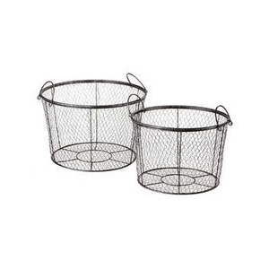 ตะกร้าผลไม้ลวดเหล็กทรงรีตะกร้าผลไม้ใช้ในครัวเรือนทำด้วยมือปรับแต่งได้ตามต้องการ - Product Image 5