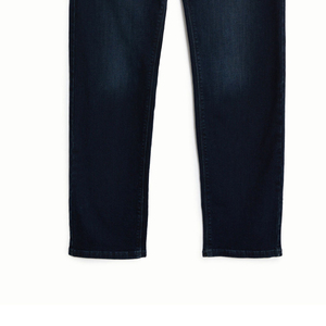 กางเกงยีนส์ผู้ชายสไตล์วินเทจฟอกสีแฟชั่นใหม่สีฟ้ากระดุมคริสตัลกางเกงดีไซน์เนอร์สไตล์พังค์ - Product Image 2