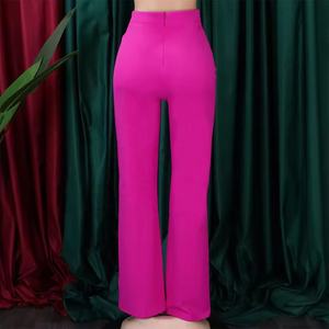 Meilleure vente femmes pantalon décontracté printemps automne taille haute fermeture éclair grande taille pantalon long pleine longueur confortable femmes pantalon/pantalon - Product Image 5