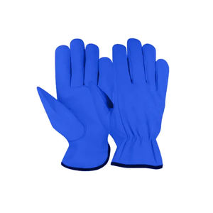 100% nouveau gros cuir conduite respirant marque peau de vache peau de chèvre meilleure Protection hommes gants en cuir - Product Image 3