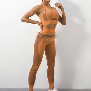 Conjunto de Yoga para Mujer con Logotipo Personalizado de Nuevo Diseño, Secado Rápido, Transpirable, Ligero, Precio Económico, Conjunto de Yoga al por Mayor - Product Image 4