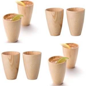 Wood Cup <b>Glass</b> Whisky <b>Shot</b> <b>Glass</b> Small Drink Wine <b>Glass</b> Kitchen Gadgets with Admirable Design - Product Image 5