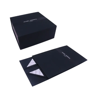 Custom High Quality Large Size <b>Gift</b> Boxes Foldable Magnetic UV Foil Paper Packaging <b>Ribbon</b> Embossed Design Recycled Materials - Product Image 5