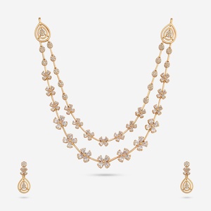 Zircon Bridal Necklace Elegant <b>Wedding</b> <b>Accessory</b> - Product Image 1