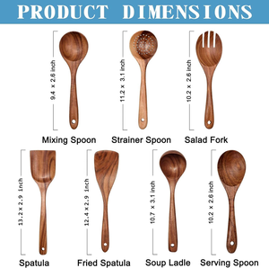 Wholesale <b>Wooden</b> Utensils for Cooking Natural Acacia <b>Wooden</b> Kitchen Utensils <b>Set</b> with <b>Spoon</b> <b>Wooden</b> Utensils Bulk - Product Image 2