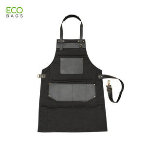 ผ้ากันเปื้อนในครัวของเชฟ,ผ้าแคนวาสสำหรับทำความสะอาดร้านกาแฟร้านบาร์ร้านอาหารมีโลโก้ที่กำหนดเองผลิตในเวียดนามปี2023 - Product Image 1