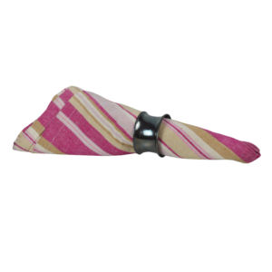 Anneaux de serviette ronds en métal solide faits à la main pour la fête, le mariage et l'hôtel-Porte-serviettes en fer écologique avec finition brillante - Product Image 1