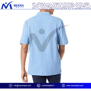 2025 nouveauté français éponge coton Polo T-shirt pour hommes à manches courtes et broderie personnalisée Logo polos pour unisexe - Product Image 4