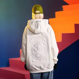 เสื้อฮู้ดผ้าฟลีซสำหรับใส่ได้ทั้งชายและหญิงเสื้อมีฮู้ดผ้าขนแกะไซส์ใหญ่พิเศษเป็นมิตรกับสิ่งแวดล้อมระบายอากาศได้ดีปรับแต่งโลโก้ได้จากโรงงาน - Product Image 5