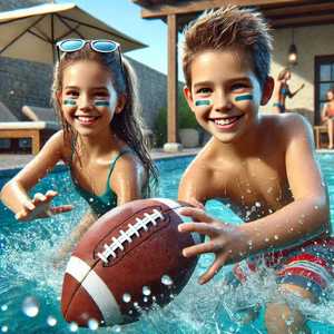 Custom Eco-Friendly Thickened Inflatable Rugby <b>Ball</b> - Safe Rubber Olive <b>Toy</b> for Kids' Training, Durable & Portable - Product Image 4