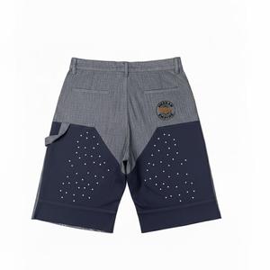 Pantalones Cortos Vaqueros Casuales para Hombre, Más Vendidos, Rectos, Color Piedra con Lavado Ácido, Cómodos y Duraderos, con Material Ligero Lavado - Product Image 1