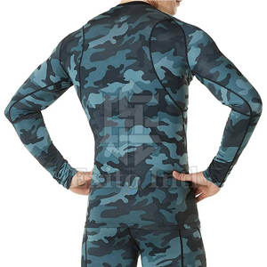 Latest Design <b>Men</b> <b>Rash</b> <b>Guards</b> Black & Gray Color Sublimated BJJ <b>Rash</b> <b>Guards</b> for Sale in Adult Size - Product Image 5