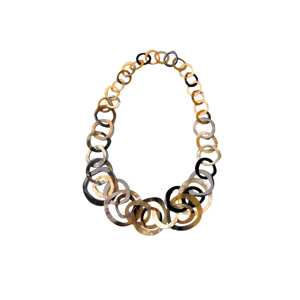 Collar de círculo de cuerno de búfalo, belleza de la naturaleza con nuestro impresionante collar de círculo de cuerno de búfalo de creaciones antiguas - Product Image 4