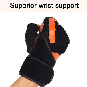Gants de gymnastique d'haltérophilie Gants d'entraînement d'entraînement de forme physique Gants d'haltérophilie respirants à poignée durable avec logo personnalisé - Product Image 5