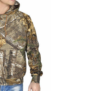 Sweats à capuche coupe-vent en coton 100% lourd personnalisés, fermeture éclair, pull-over, coupe régulière, unisexe, saison hivernale, 2 pièces, logo personnalisé - Product Image 3