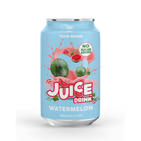 Jus de fruits tropicaux naturels en conserve d'aluminium de 330 ml, marque privée, certifié Vietnam, aromatisé, certifié halal, NFC