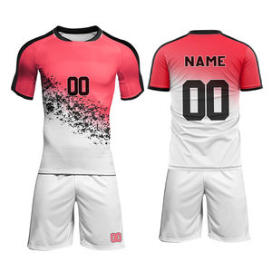 Conjunto de Uniforme de Fútbol Elite para Hombre, Camiseta de Fútbol con Logotipo Personalizado y Pantalones Cortos de Entrenamiento, 100% Poliéster, Ligero, Transpirable y de Secado Rápido - Product Image 1