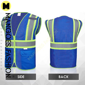 Alta visibilidad Seguridad de tráfico barata Alta visibilidad Chaleco DE SEGURIDAD naranja Ropa DE SEGURIDAD Chaleco reflectante de trabajo - Product Image 4