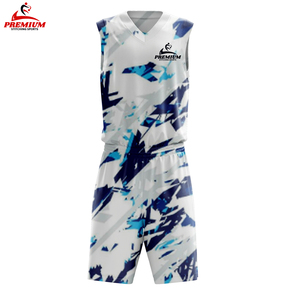 Wholesale Sublimation Classic Design Basketball Jersey Uniform Custom Men Quick Dry Mesh Reversible Basketball Uniform Set - Product Image 4