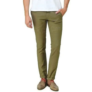 กางเกงกาเบร์ดผ้าคอตตอนทรงสกินนี่ทรงสกินนี่สำหรับผู้ชายแบบสั่งทำ - Product Image 2