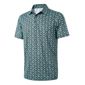 เสื้อโปโลลายเครื่องแบบสีทึบทำจากโพลีเอสเตอร์เสื้อกอล์ฟสำหรับผู้ชาย MPS-0001 - Product Image 1