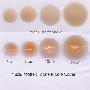 2 paires de pétales de poitrine réutilisables hypoallergéniques adhésifs adhésifs <span class=keywords><strong>en</strong></span> silicone sans bretelles pour lingerie - Product Image 5